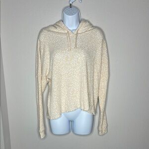 Roxy Cream Knit Hoodie